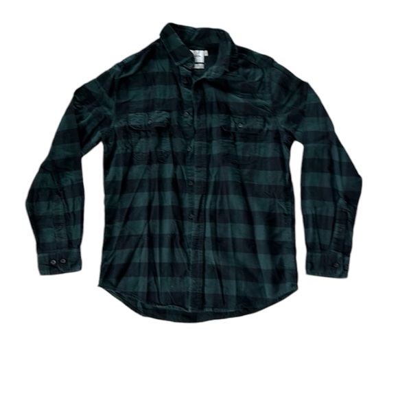Men’s 100% Cotton Flannel Button Up - Picture 1 of 6
